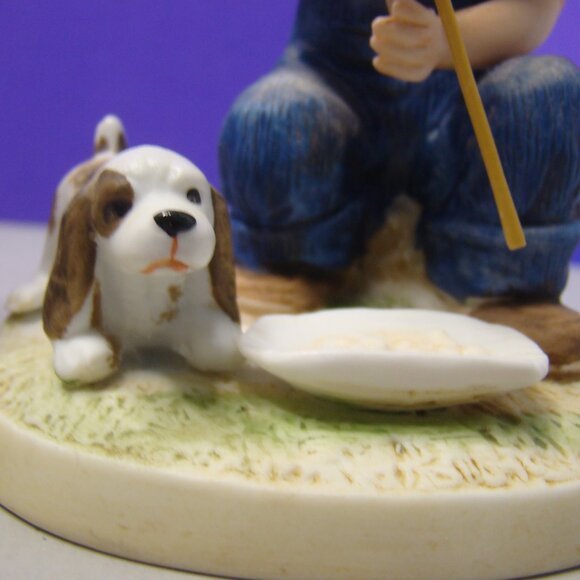 "AFTER CHORES" VNTG Retired Denim Days HomCo #1504 Pair Home Interiors - Picture 13 of 16